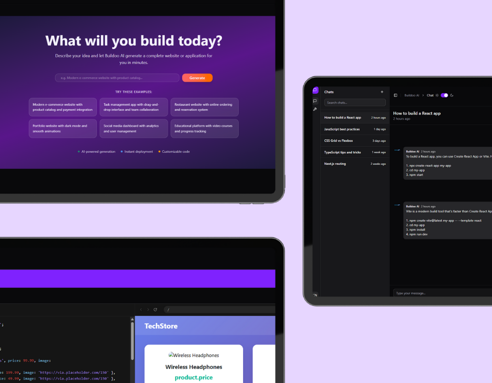 Real-Time AI-Powered Website Builder